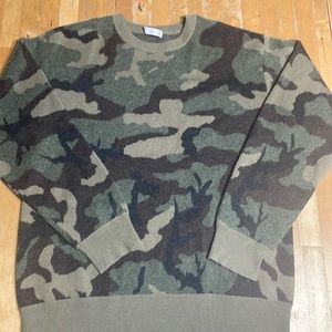 Aritzia TNA camo wool sweater